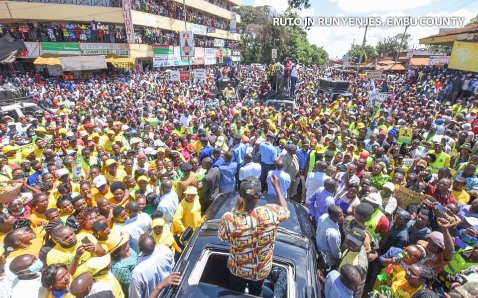 AnneWaiguru's tweet photo. Joined H.E the Deputy President William Ruto alongside other UDA leaders during his Embu County tour yesterday. Watu wa Embu, volume iko tu sawa..!
Mt Kenya region is Rutonated! 
Chama ni UDA, Form ni Hustler, na Mpango ni Bottom Up! 
#KaziniKazi https://t.co/Kc9Fod48ws