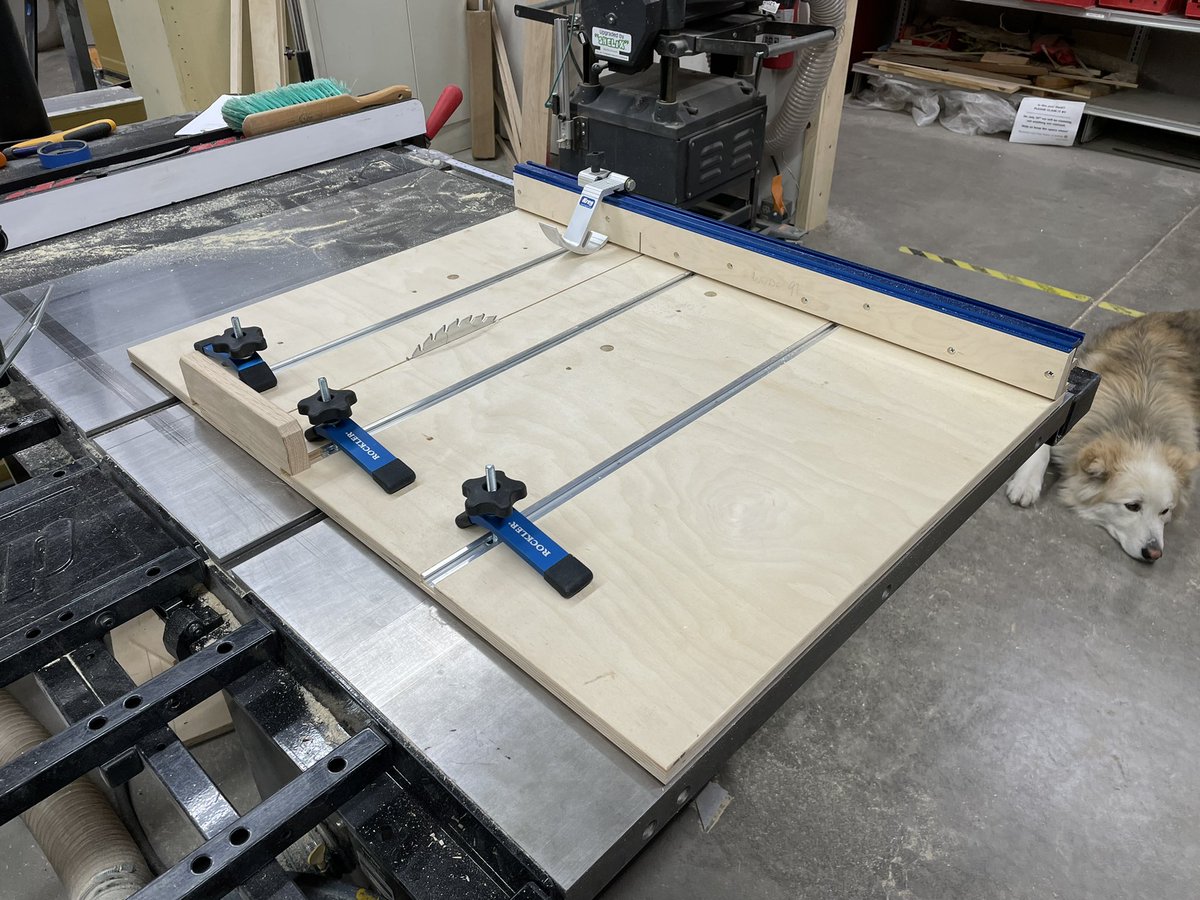 Completed my crosscut sled!

The pooch wasn’t impressed