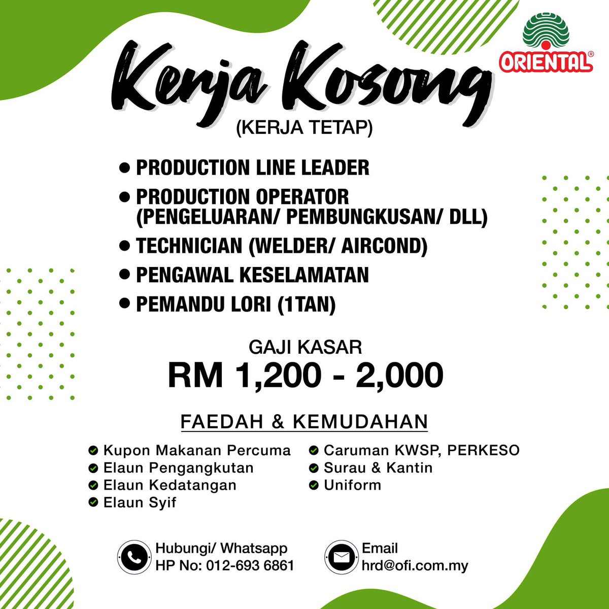Talentbank2020's tweet photo. #KerjaKosong #Melaka https://t.co/vSHIVcsfHO