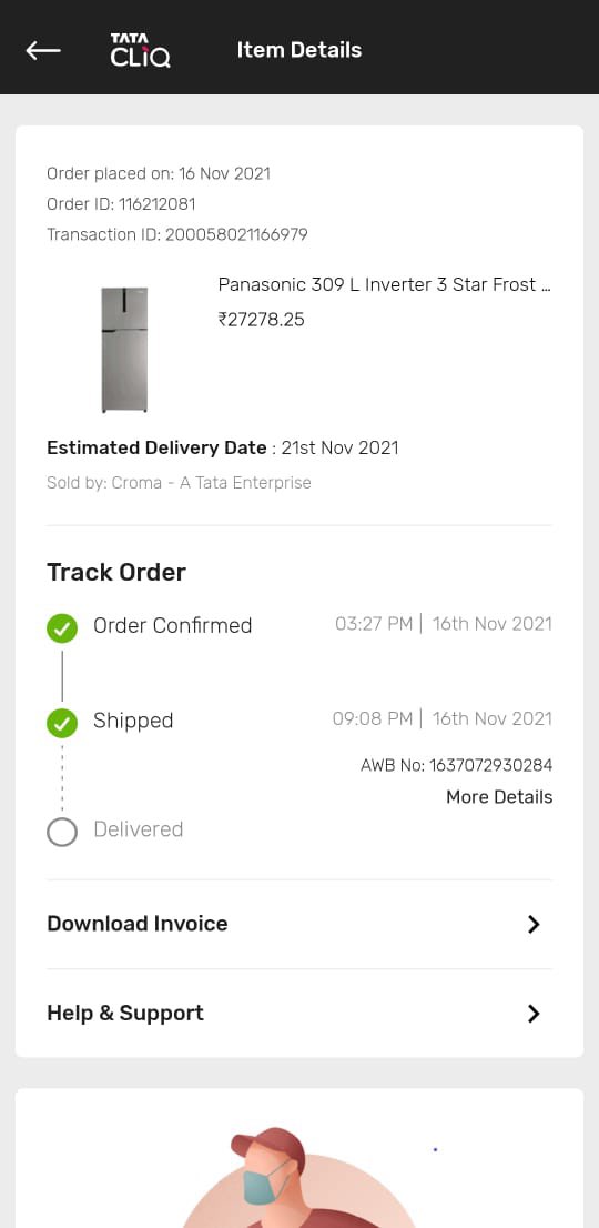 moralist_n's tweet photo. @TataCLiQCare @TataCLiQ I have been waiting on the order which is scheduled to be delivered on 21st Nov and its not here yet. But there are no updates on the order and not getting consistent response from customer care as well! 😣 https://t.co/VW7WPdXSWZ