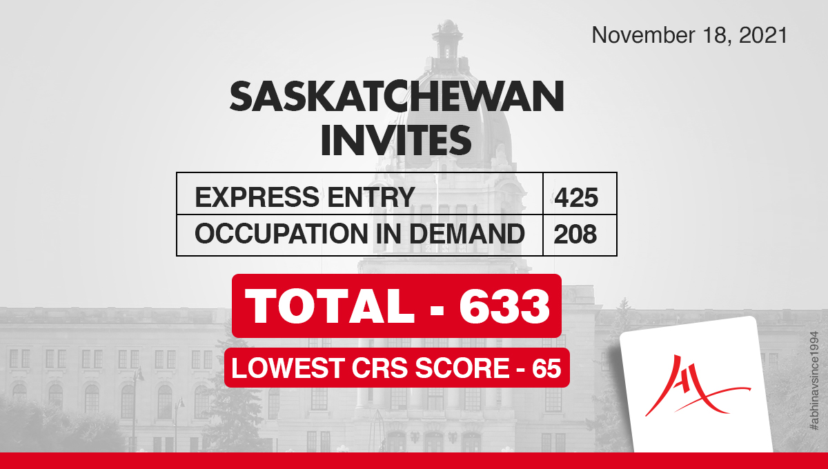 abhinavimmi's tweet photo. For more information call us at +91-8595338595.
#saskatchewanpnpdraw #saskatchewanimmigrantnomineeprogram #provincialnominationprogram #sinp #expressentrycategory #saskatchewanimmigration #permanentresidence #canadaimmigration #canadapnp #migratetocanada #abhinavsince1994 https://t.co/TPsLjKNN0L