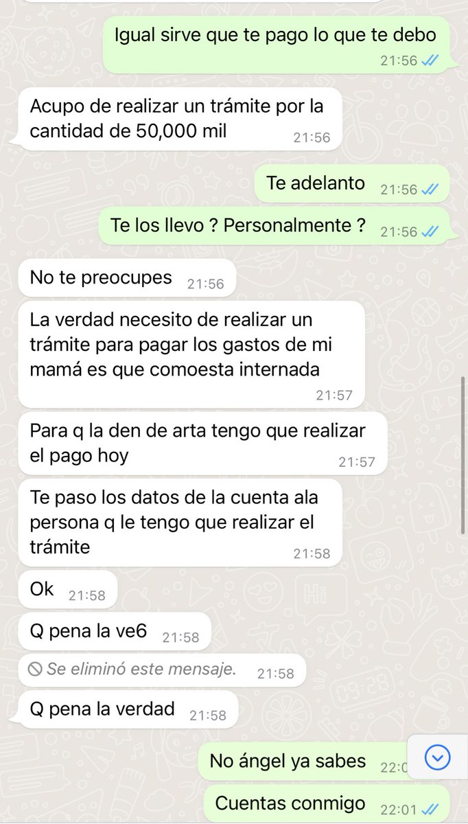 michelleriveraa's tweet photo. Yo , jugando con los sentimientos de un estafador por chat en este momento 

¡Cuiden sus datos personales! Abundan los “robawhatsapp” https://t.co/UVDKlPJ6Xw