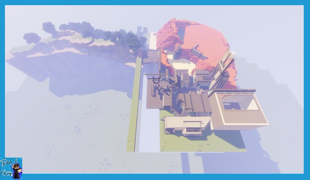 TysonAndKevin's tweet photo. PROGRESS: Here is a birds-eye view of what I have done so far! #minecraft #chiselandbits #minecraftbuilds #VALORANT #twitch #stream https://t.co/3N4fZmlI9g