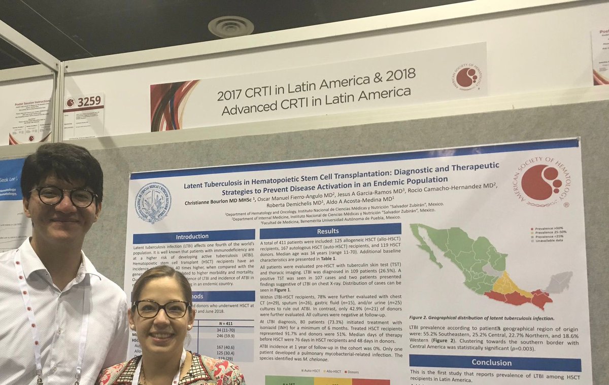 Lucky to have my amazing 🇲🇽mentor @chrisbourlon to guide me through my first #ASH19 as a BMT research intern

2y later,  headed for #ASH21 as a PGY1 @MayoMN_IMRES and coauthor in 4 projs with the amazing Mayo-UAB team & mentors @GauravGoyalMD @JithmaA 

#ASHTrainee #ASHKudos #IMG