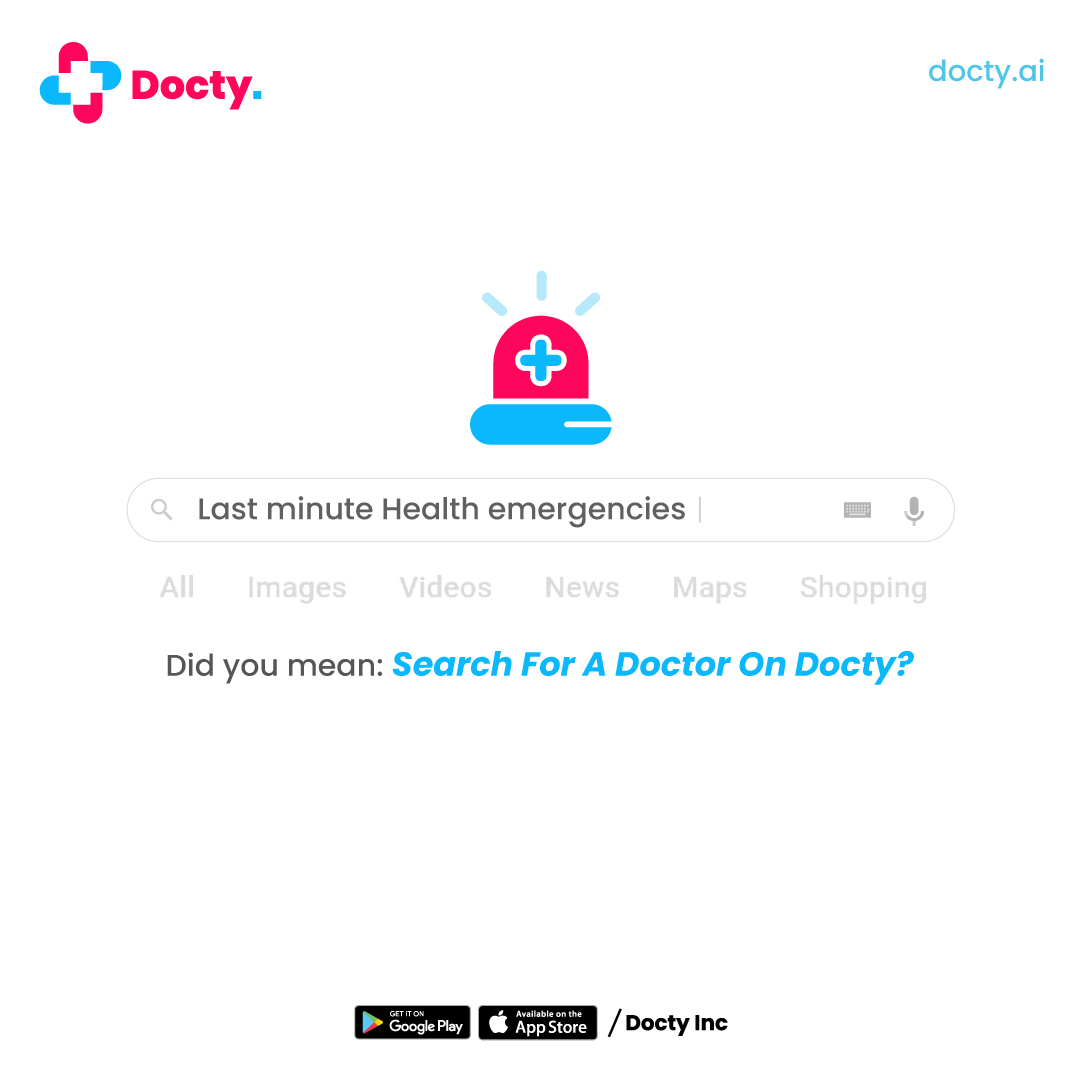docty_ai's tweet photo. Even Google knows that you should head over to Docty to find care options for any last minute #healthcare emergencies.
Find the best care for your needs only on #Docty.
#emergency #emergencymedicine #telemedicine #ai #telemedicineapp #telemedicinesolutions #doctorconsultation https://t.co/RLrgaPvMxN