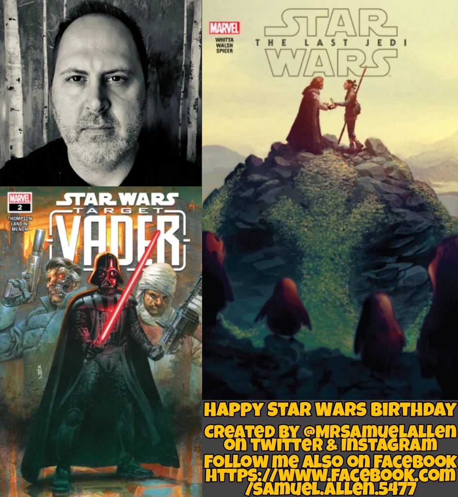MrSamuelAllen's tweet photo. Happy 45th Birthday to @SpicerColor, he worked as a colorist on comics #TheLastJediAdaptation1 & #TargetVader2. Follow him also on Instagram https://t.co/3wZ8LuO7gh. May he have a good one. https://t.co/T4fTDNJGHz