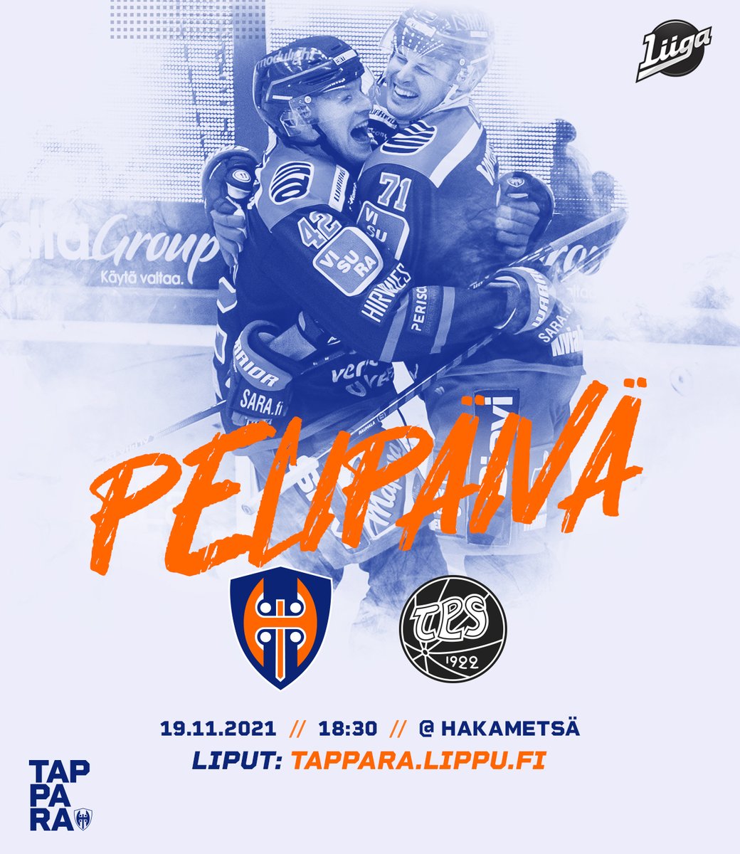 Tapparaofficial's tweet photo. Pelipäivä🔥

🎟️ Liput: https://t.co/Q0Klzm6Q7B
🏒 Tappara-TPS klo 18:30

#Tappara #Liiga #HCTPS https://t.co/WbfHuNXgVY
