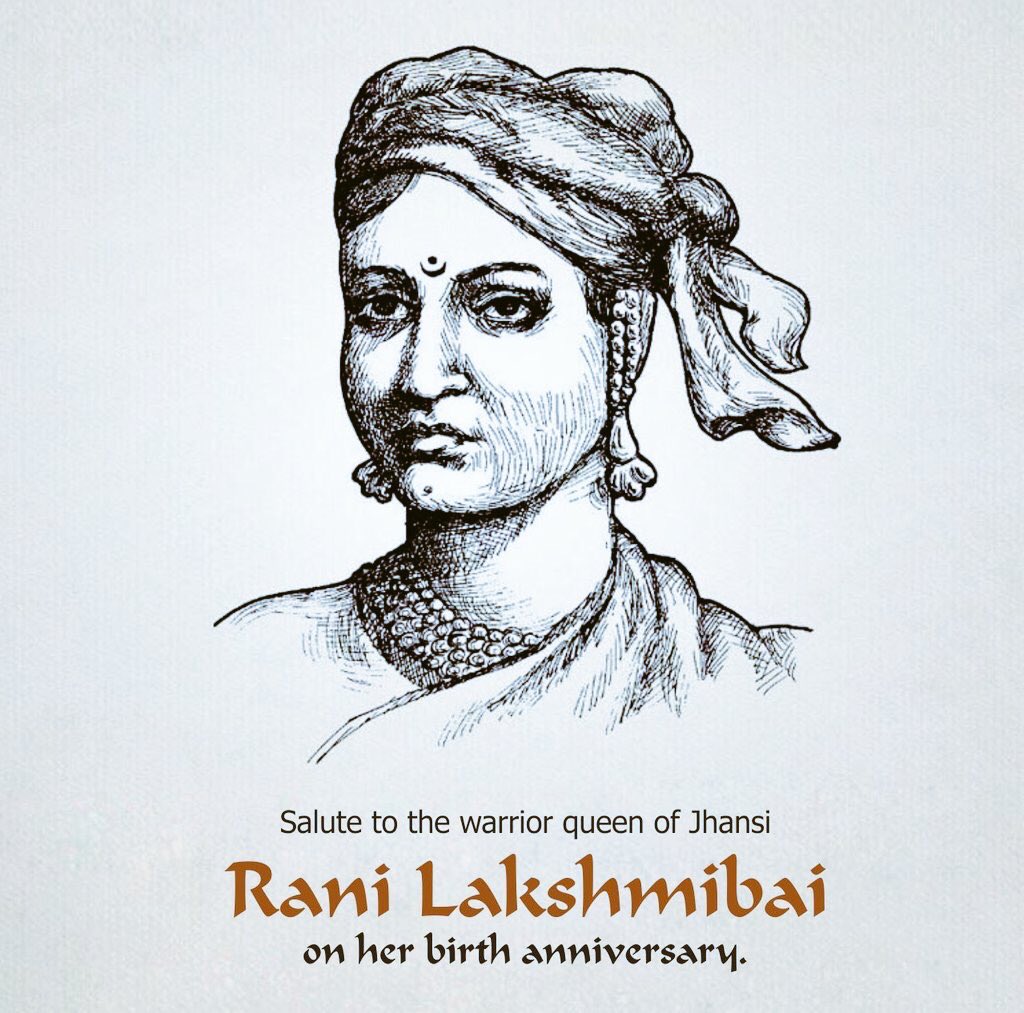 Rani Lakshmi Bai Line Drawing Illustration Stock Vector (Royalty Free)  2223979485 | Shutterstock