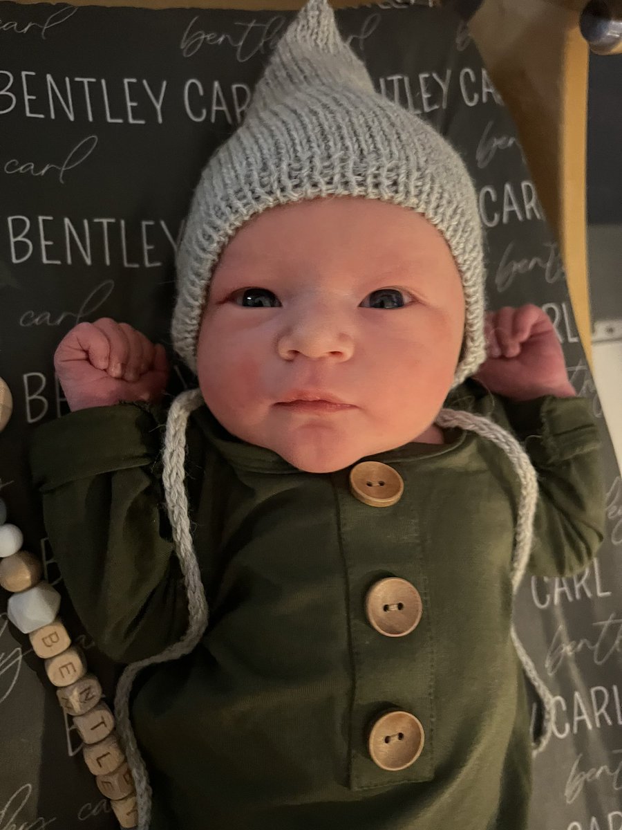 MDick10's tweet photo. Edit (with the correct birthdate… damn my fat fingers!) Bentley Carl Moerdick 💙11.18.21💙 https://t.co/EP32OexynO