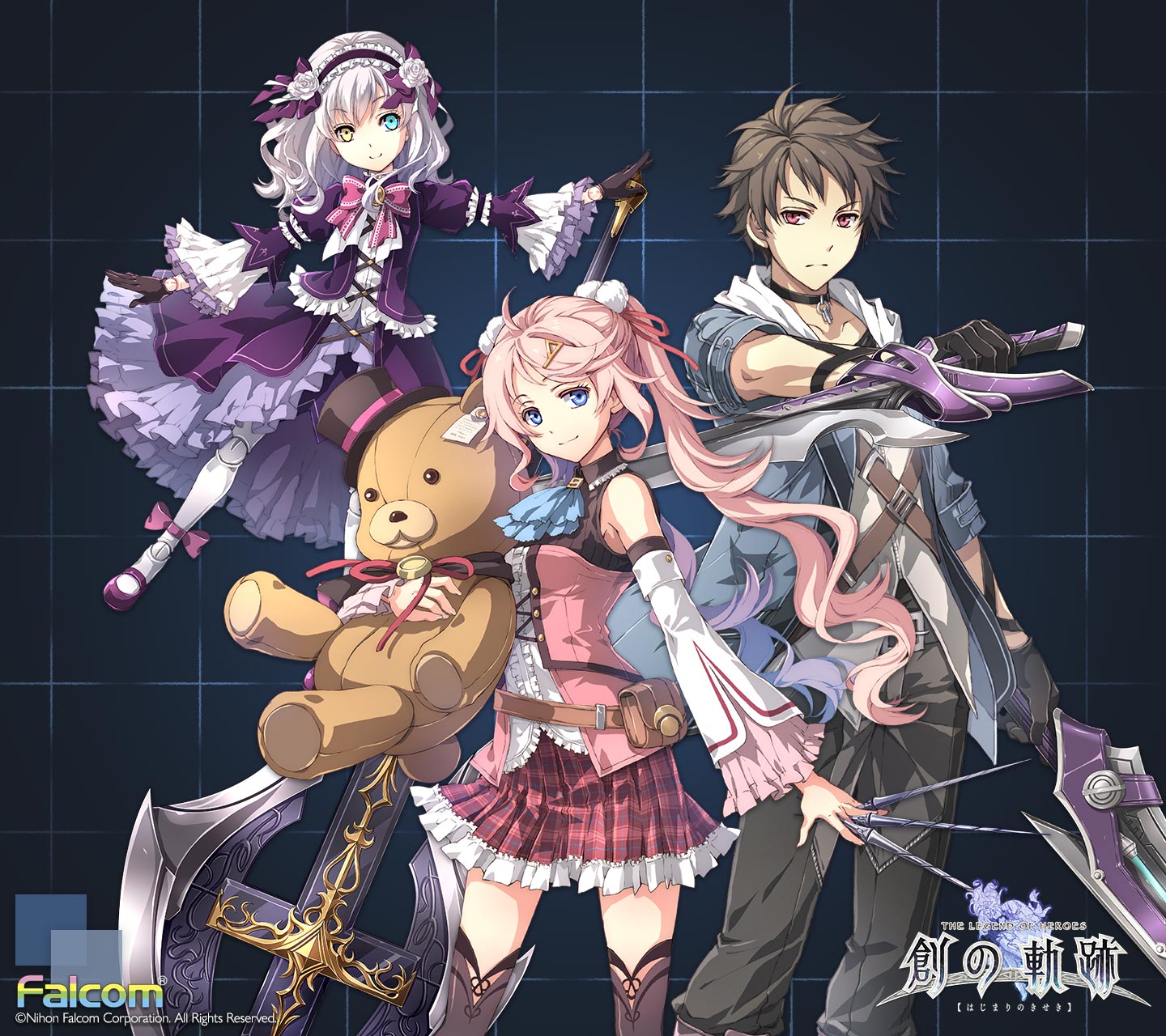 日本ファルコム ファルコムオリジナル壁紙集 イースixや創の軌跡ほかファルコム作品の壁紙をまとめてダウンロード スマホ用縦長サイズも含めて四つのサイズがあります 750 1334 1440 1280 2560 1600 3840 2160 T Co R1cvm42fwv Falcom