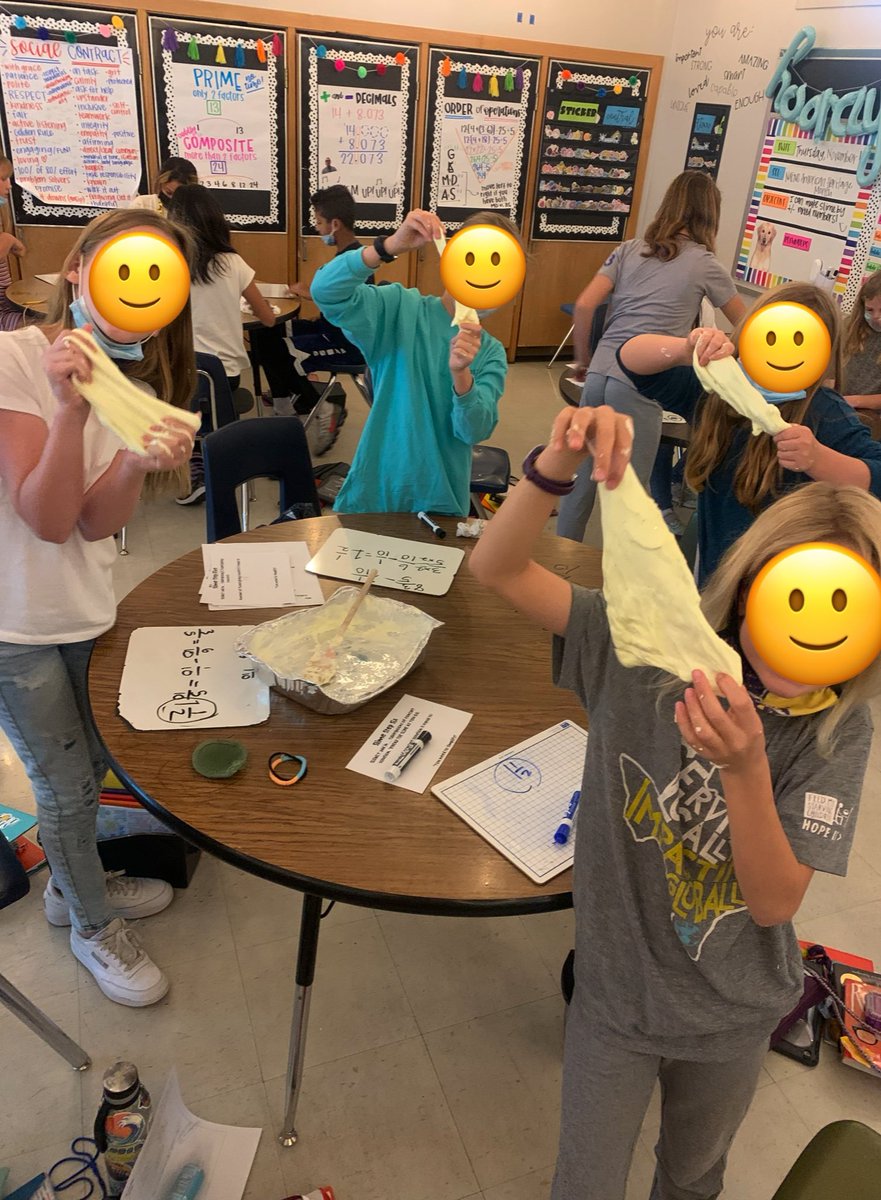 MrsKelseyOrd's tweet photo. Today was one of my favorite days of the year! Students solved +/-  fractions with unlike denominators expressions to determine how much of each ingredient they needed for their slime recipe. The excitement and engagement were 🙌🏻!! #RISDPowerofLove https://t.co/l0NfHWwyTw