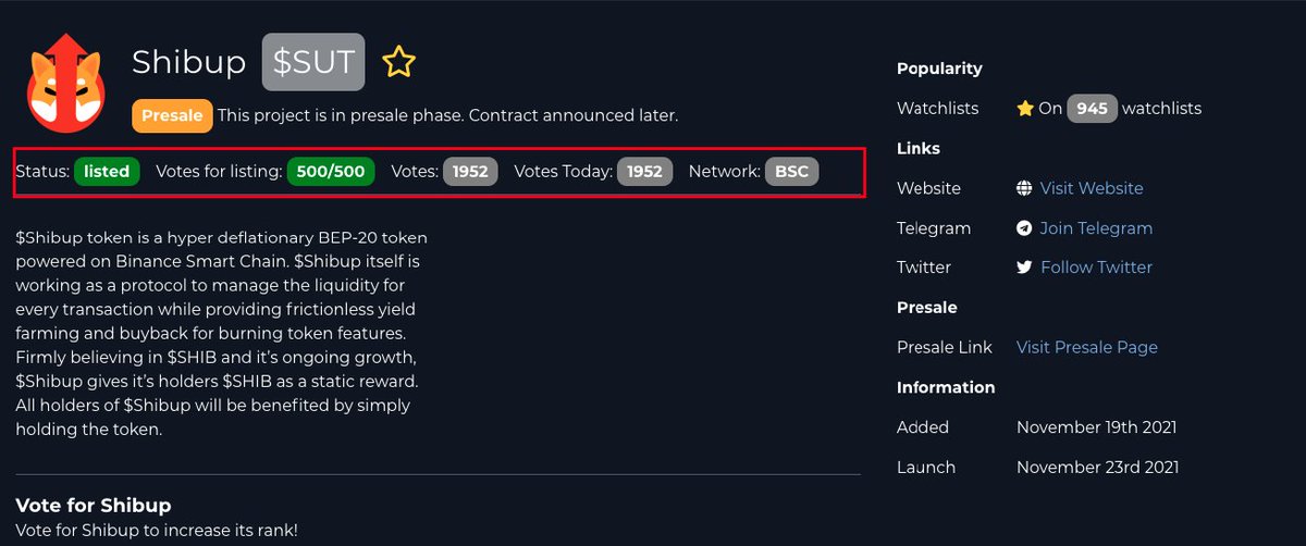 ShibUpToken's tweet photo. we started get trending on @coinsniper_net, @FreshCoinsIo &amp; @CoinhuntersCC 🔥🔥🔥

#shibainu #ShibaArmy #memecoin #Presale https://t.co/eGj9UwenJN