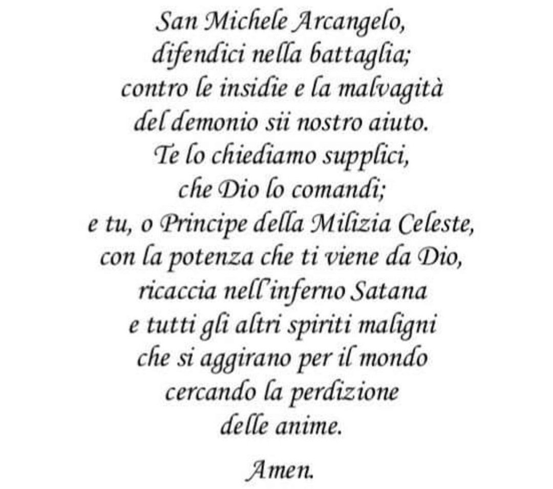 MorganilRamingo's tweet photo. San Michele Arcangelo ora pro Nobis 🙏 https://t.co/air6z77Df3