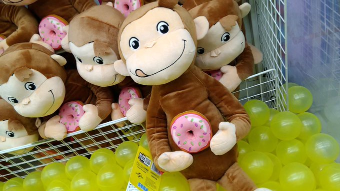 ラウンドワン池袋店 景品情報さん がハッシュタグ おさるのジョージ をつけたツイート一覧 1 Whotwi グラフィカルtwitter分析