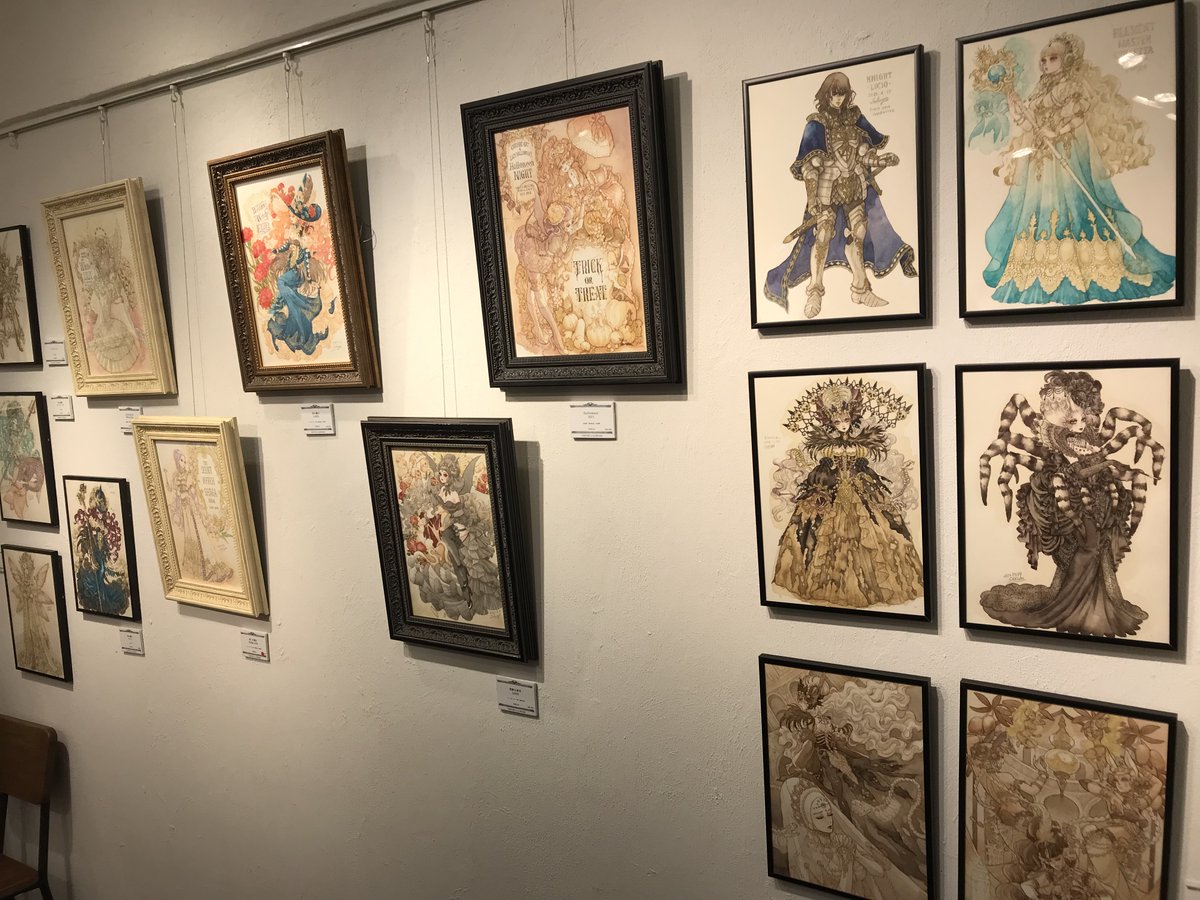 東京キチジョウジギャラリーにて開催中の「二人展-FANTASY OF THE DREAM」に行って参りました!ようしさんの素晴らしいドール、sakizoさんの美しい原画、どれも1点1点作り込みが繊細で情熱を感じられる展示でした。お二人の素敵なパートナーシップに憧れてしまう素敵な空間、とても心地良かったです! 