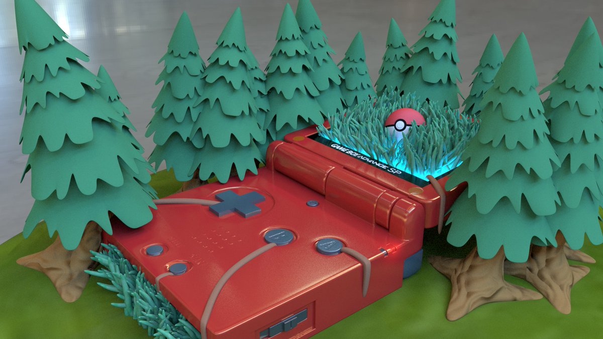 AIEedu's tweet photo. Check out this amazing Pokemon-inspired artwork by first year Game Art &amp; Animation student Kori Aquilina. Perfect timing to celebrate the launch of Pokémon Brilliant Diamond and Shining Pearl out now! #StudentWork #AIEedu  #GameArt https://t.co/Z08y9lHAL2