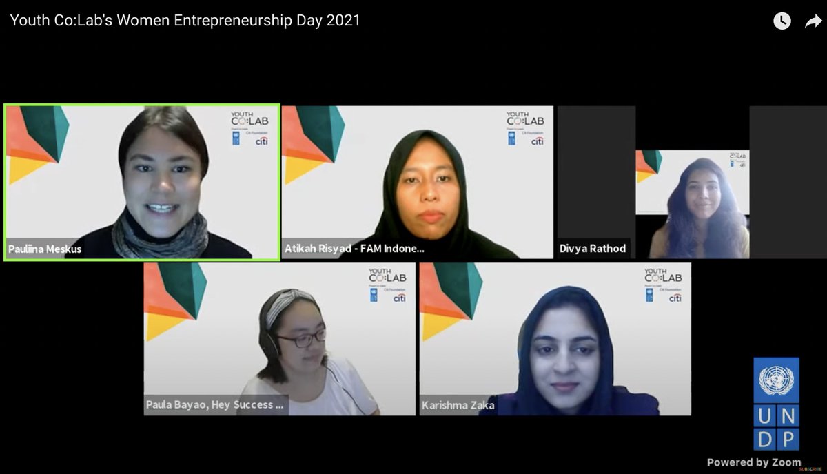 #HappeningNow the #WomensEntrepreneurshipDay webinar is underway! 

You can still catch the action live on Youtube! ⬇️⬇️
youtube.com/watch?v=YaUnqO…