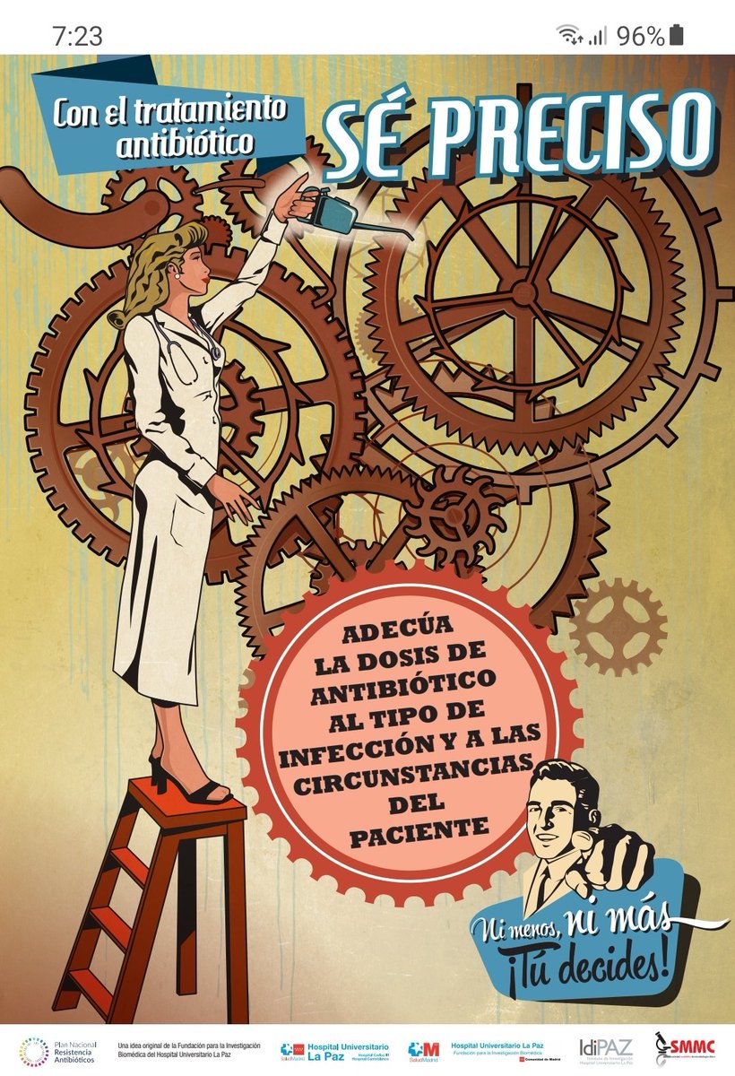 18N Día Europeo del uso prudente de antibióticos. Ni más, ni menos.