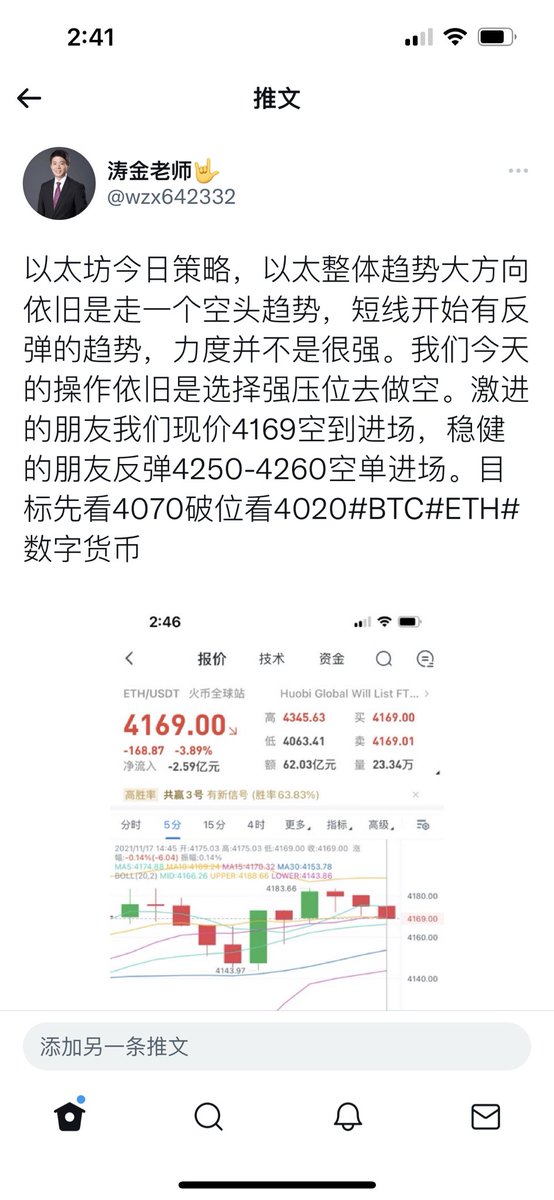 恭喜跟上的朋友，以太坊再次拿下200多个点利润#BTC#ETH#数字货币