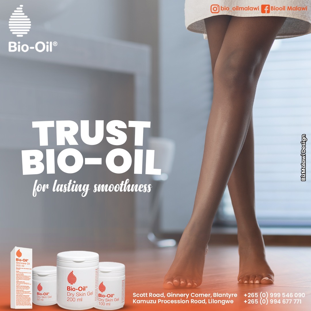 Fall in love with yourself ,and watch your confidence grow with Bio-Oil, now available at Chipuku Plus.          

More Info :- bizmalawionline.com/listing/fall-i…

#BioOil #ChipikuPlus #DrySkinGel #SkincareOil #Malawi #onlinemarketing #lilongwe #blantyre #directory #mzuzu #malawi