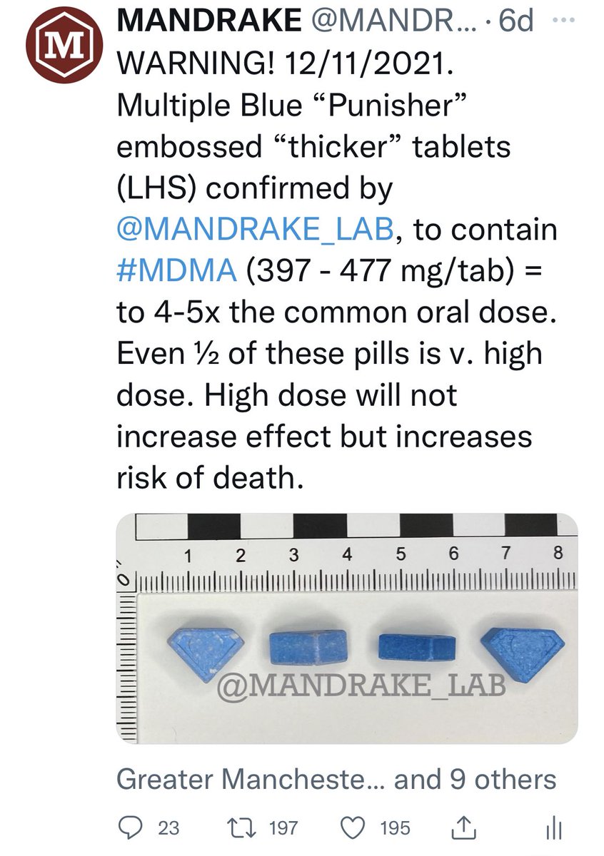 MANDRAKE_LAB's tweet photo. ANNOUNCEMENT! This Saturday (20th Nov) @MANDRAKE_LAB scientists are operating again @WHP_Mcr to safeguard those attending, the wider #NTE &amp; reduce drug related harms in our community. Follow 4 info on substances of concern, keep safe &amp; if unwell please seek medical attention. https://t.co/PxOCj35oCp
