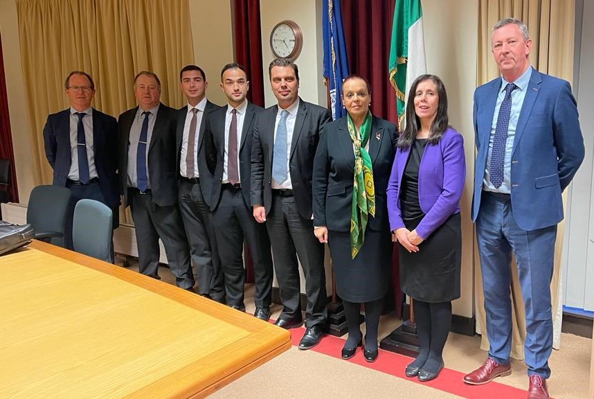 Malta Police Force (@maltapolice) on Twitter photo Officers from the <a href="/MaltaPolice/">Malta Police Force</a> Financial Crime Investigations Department (FCID) recently visited Ireland for bilateral meetings with the Garda National Economic Crime Bureau (GNECB)
The visit also included a courtesy visit to H.E. the Ambassador of Malta to Ireland Leonard Sacco Officers from the <a href="/MaltaPolice/">Malta Police Force</a> Financial Crime Investigations Department (FCID) recently visited Ireland for bilateral meetings with the Garda National Economic Crime Bureau (GNECB)
The visit also included a courtesy visit to H.E. the Ambassador of Malta to Ireland Leonard Sacco