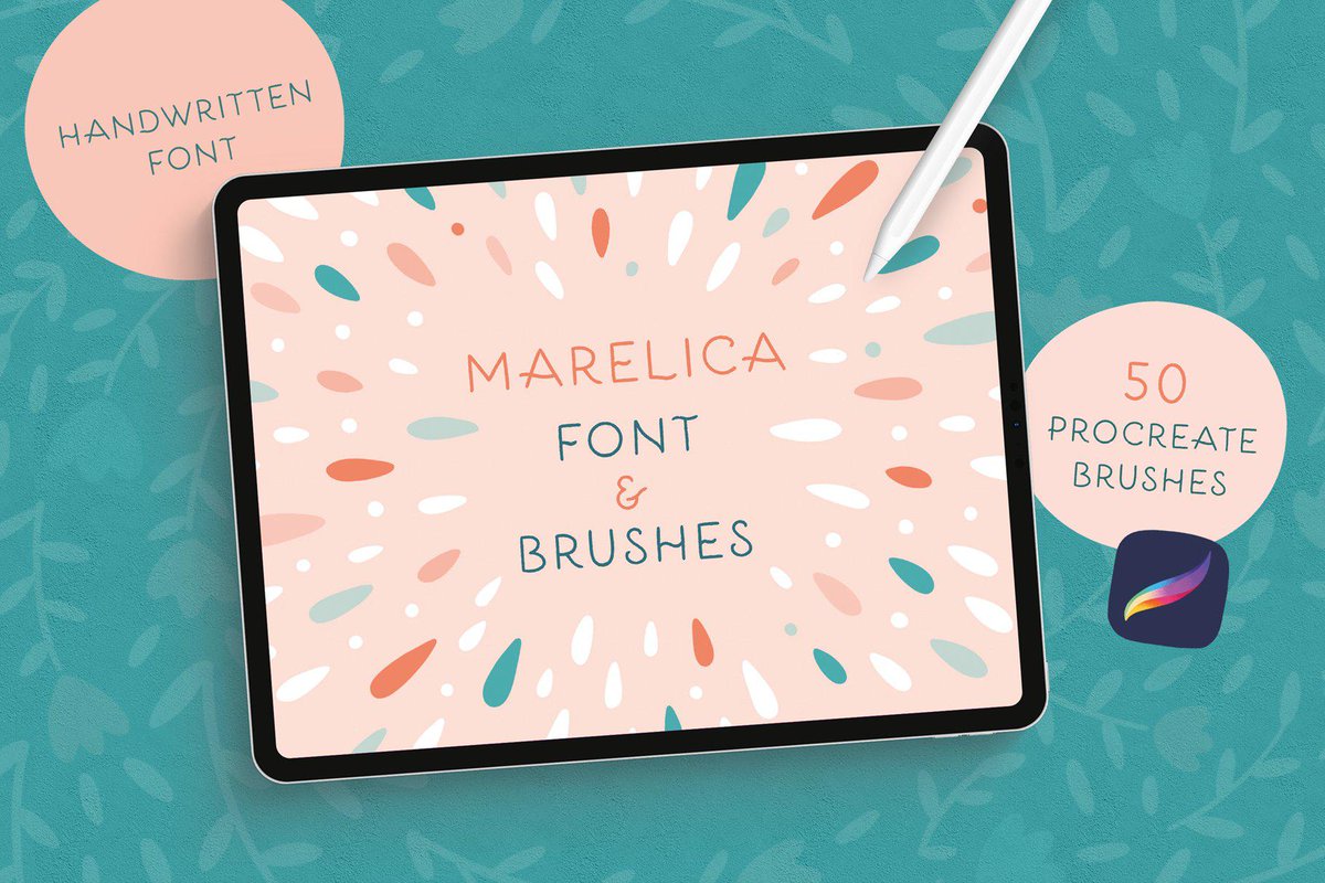 DavidZydd's tweet photo. Marelica Font &amp; Procreate Brushes https://t.co/0Z6cDBySWE  #grunge #ProcreateAddon #opentypefont #handwrittenfont #foilbrushprocreate #apple #procreatecolorpalette #brush #burst #ProcreateTricks #ProcreateBrushes https://t.co/3e3PVZ8R1p