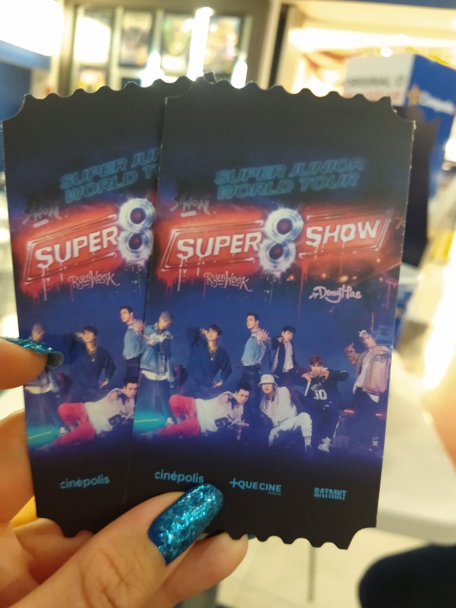 Yahaira67132280's tweet image. Gracias #Cinepolis  por traernos el #InfiniteTime de #SUPERJUNIOR  estuvo increíble 💙 y los boletos hermosos 😍 las 3 horas, se fueron súper rápido 🥺 #SUPERJUNIORenCinepolis  #superjunior16thanniversary