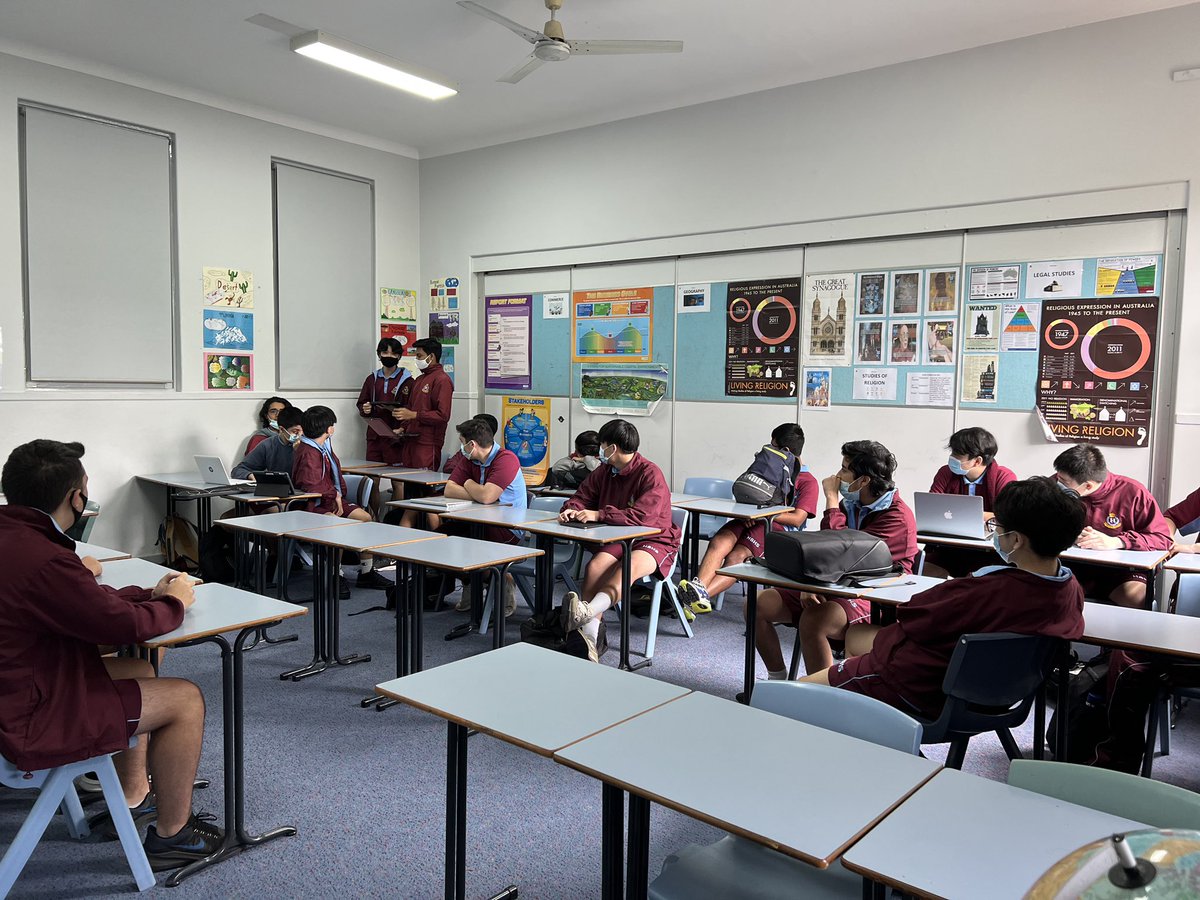 In Ms Coutinho’s Commerce class, the boys held a mock trial to understand the legal system in Australia. They did Goldilocks and the Three Bears and unfortunately Goldilocks was found guilty of breaking and entering, destruction of property and theft of porridge! #Excellencehbhs