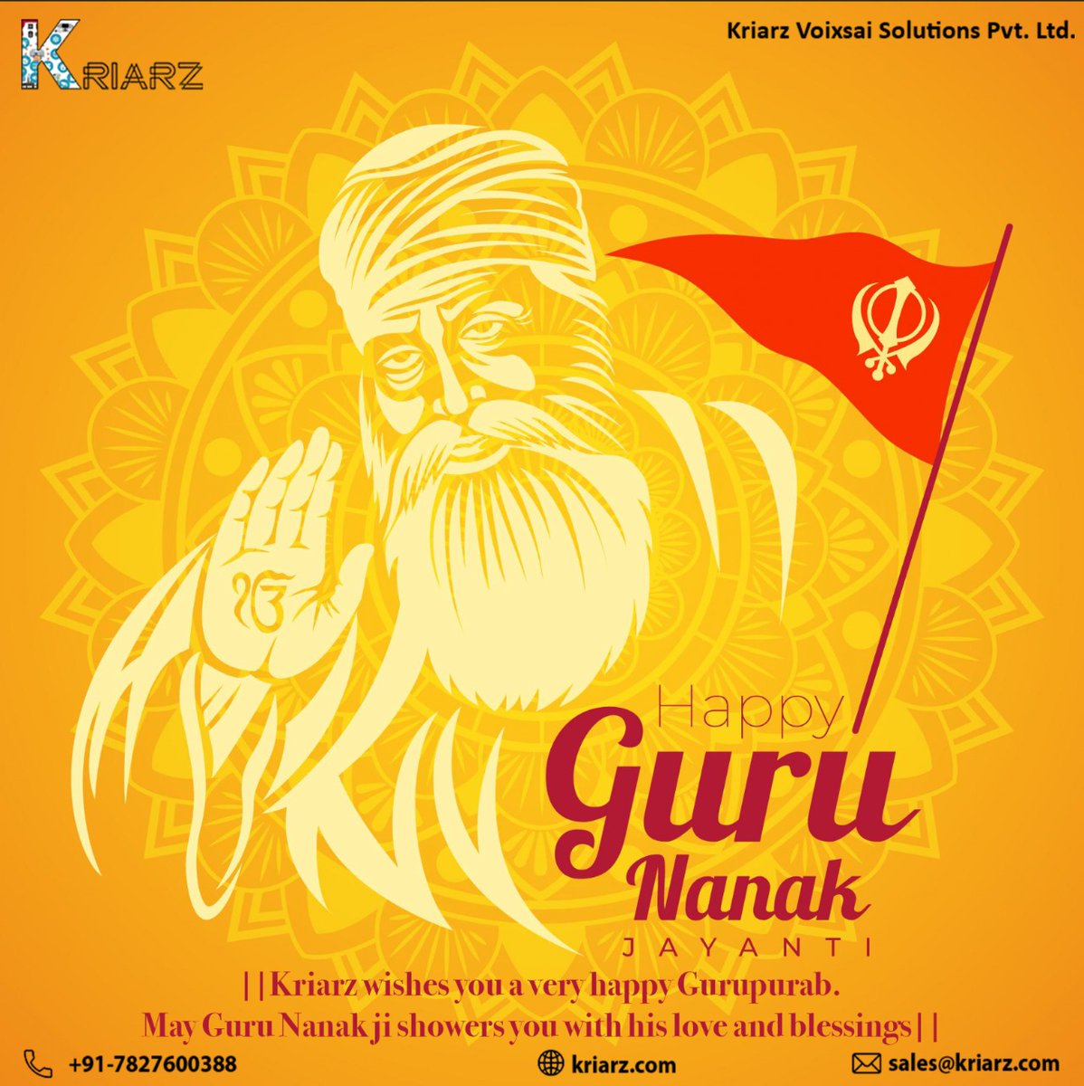 KriarzS's tweet photo. Happy Guruparb.
#GuruNanakJayanti #Software #audio #theatre #GST https://t.co/Jd9ndfNAPt