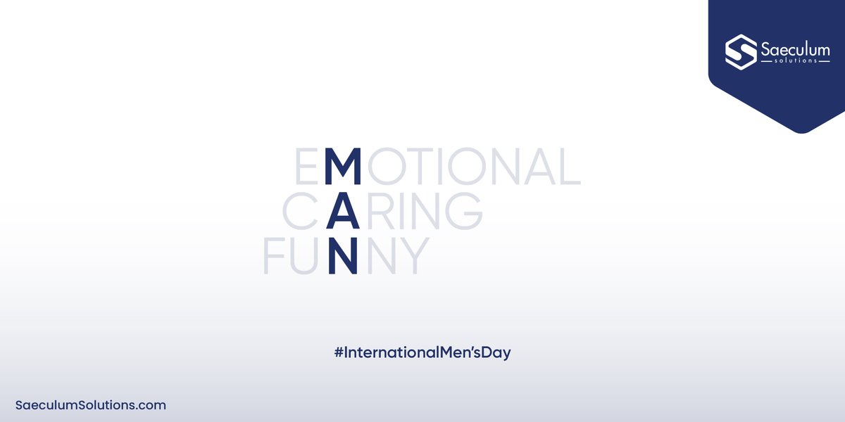 SaeculumSol's tweet photo. A day to celebrate the warmth and strength a man brings in our lives. Happy International Men's Day!
#internationalmensday #mensday #mensrights #mentoo #men #equality #himtoo #man #human #saeculum #saeculumsolutions #itcompany #itsolutions https://t.co/bepmHhHjJI