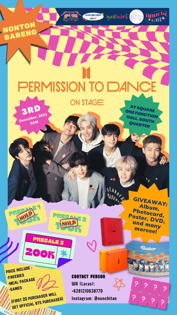 BarleyBitz's tweet photo. [HELP RT]

GOOD NEWS ‼️
Barley x Nunchi Tan 

📍Square One Function Hall, South Quarter (Jakarta Selatan)
💰200k (Freebies, Meal, Games)
       + 10k Lottery Giveaway! 
⏰ 09.30 - Ends 
Further Information: DM Nunchitan on Instagram! https://t.co/a8g01txs6T