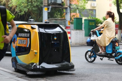 mogo_ai's tweet photo. RoboSweeper is a small autonomous outdoor sweeper developed by Mogo AI.Compared with traditional cleaning machines,#RoboSweeper is more intelligent. It can build and store the environmental map of the place to be cleaned, and can independently implement the planned cleaning tasks https://t.co/xrNUrfTQDo