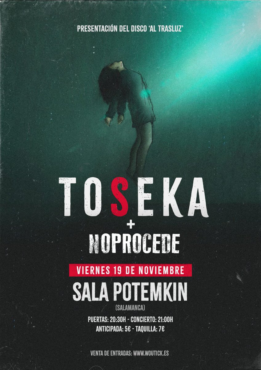 💥 ¡¡LLEGÓ EL DÍA!! 💥

Esta noche reventamos Potemkim 💪🏻

🎟️ENTRADAS: woutick.es/evento/1958/en…