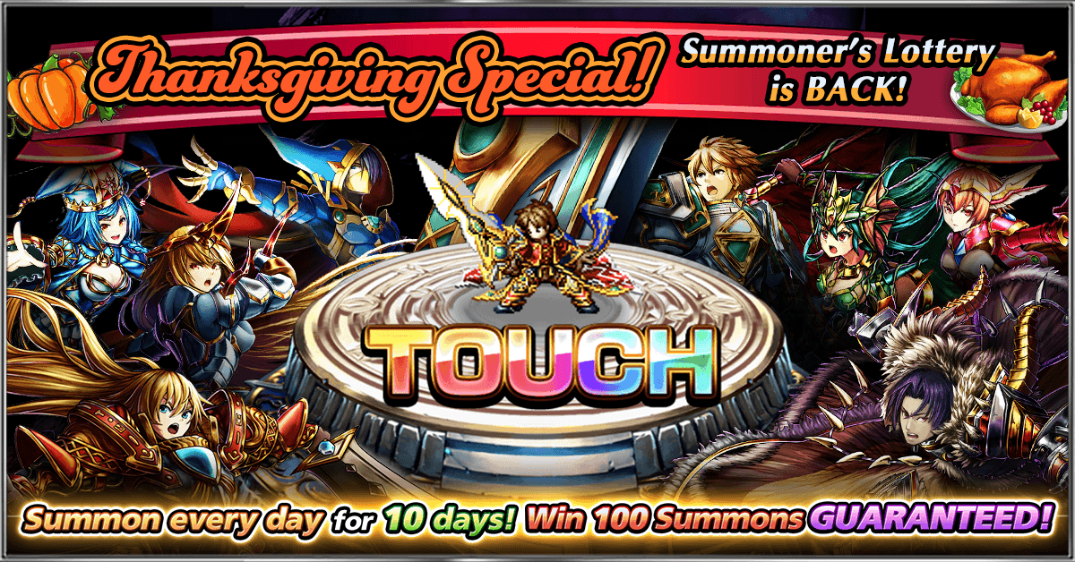 GRDSMN_GLOBAL's tweet photo. It's our turn to give back this Thanksgiving! 💕

Join GS's celebration and get 100x Summons GUARANTEED!✨ https://t.co/2zvtG2JsT8