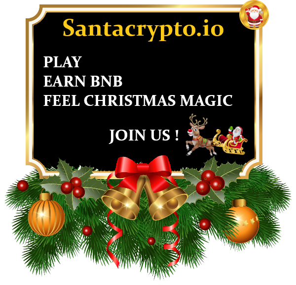 SantacryptoCom's tweet photo. Join the Santacrypto adventure, the first game that rewards you in BNB ! Learn more at https://t.co/Q8sR0fUjKB and get ready for the presale of our "XMAS" governance token ! #CryptoNews  #GameNFT  #BNB  #NFTCommunity  #NFT #NFTS #NFTGame  #GameFi  #P2E #PlayToEarn https://t.co/0SQXI26j6Q