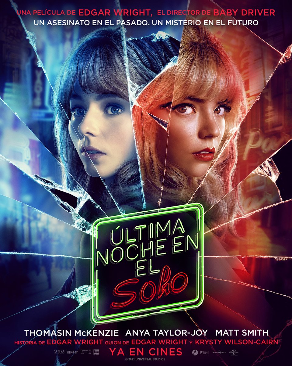 Universal_Spain's tweet photo. Los sueños serán m��s reales de lo que parecen. Adéntrate en la mente de Edgar Wright y descubre #ÚltimaNocheEnElSoho. ¡Ya en cines! https://t.co/wq4Dg2nNBA