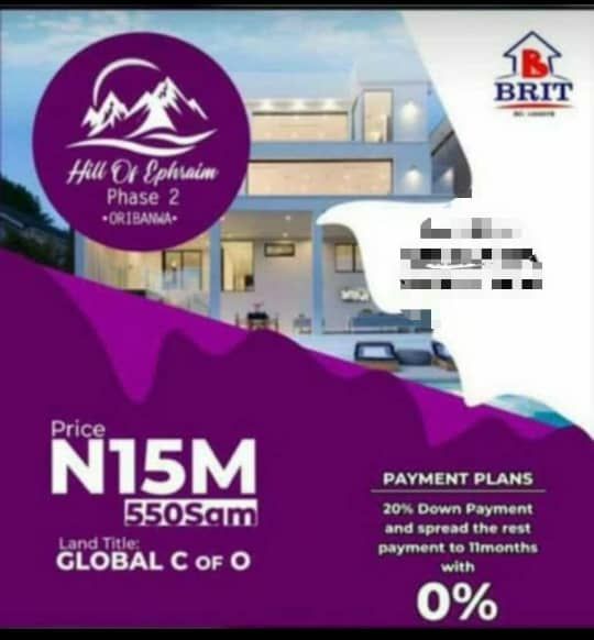 Buy your own plot at #Ibejulekki. BRIT gives you the opportunity to own a piece of the new Lagos. Pls call 09037935183 for more inquires. 

Wizkid Davido