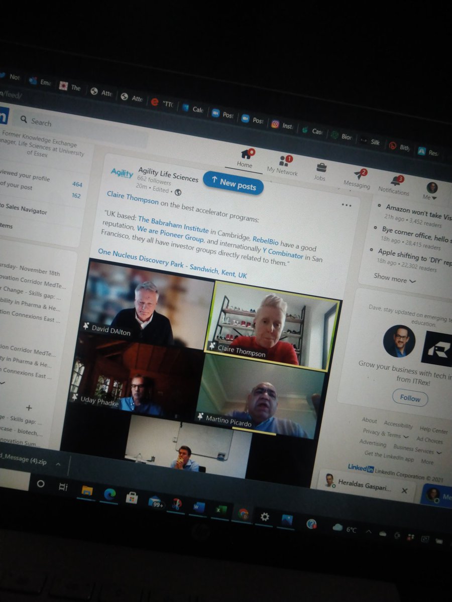 <a href="/ChesterfordRP/">Chesterford Research Park</a> <a href="/BIA_UK/">BioIndustry Association (BIA)</a> @ReflectionTher <a href="/agilitylifesci/">Agility Life Sciences</a> <a href="/twobirds/">Bird & Bird</a> Great line up with <a href="/ola_wlodek/">Ola Wlodek</a> and <a href="/claire6thompson/">Prof. Claire Thompson</a> The latter was on a panel yesterday with <a href="/OneNucleus/">One Nucleus</a> and @DiscoveryPark_ incl <a href="/SBCMP01/">Martino Picardo</a> <a href="/cic_vc/">Cambridge Innovation Capital</a> <a href="/UdayPhadke/">UdayPhadke</a> <a href="/triplechasm/">The Triple Chasm Company</a>