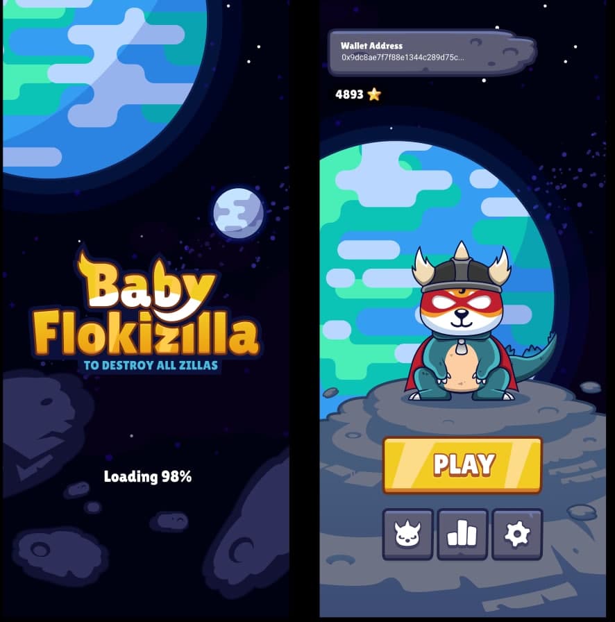 Here is a sneak peak of the Play2Earn game look and feel with more updates soon! 🧐 

The website and other socials is also going to have the same new logo and branding! 💥

#BabyFlokiZilla #Play2Earn #BSCGems 

👉 dextools.io/app/bsc/pair-e…

👉 babyflokizilla.com