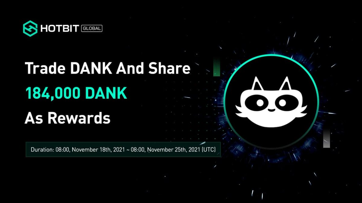 thememeunity's tweet image. Are you ready to win some free $DANK? 

@Hotbit_news is hosting a trading competition! 

Trade $DANK on #Hotbit and share the prize pool! 

Rules and Details 👉 bit.ly/3HxaFwh
