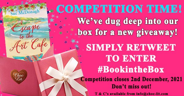 Taking you back to warmer weather and sunny days with our #BookintheBox #competition today 🌞If an escape back to #summer sounds tempting, simply RT with the #BookintheBox hashtag for a chance to #win Escape to the Art Cafe by <a href="/SueMcDonaghLit/">Sue 'Art Cafe' McDonagh</a>. Fab #prize!