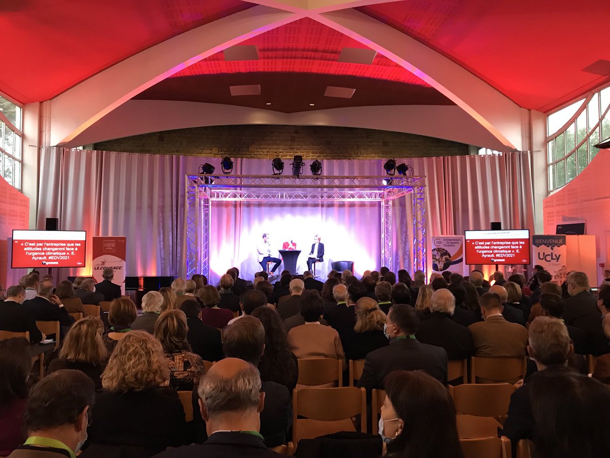 #EDV2021 Lancement de cette 19ème édition ⁦<a href="/Valpre/">Entretiens de Valpré</a>⁩ ⁦<a href="/valpre_lyon/">Valpré Lyon ***</a>⁩ avec la matinale ⁦<a href="/LesEDC/">Les Entrepreneurs et Dirigeants Chrétiens</a>⁩. Elisabeth Ayrault témoigne sur « Le courage en entreprise face à l’urgence climatique » ⁦<a href="/UCLy_Expert/">UCLy Expert</a>⁩
