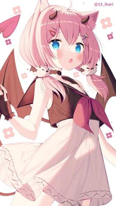 😈🎀#ハネ絵 #Skeb 