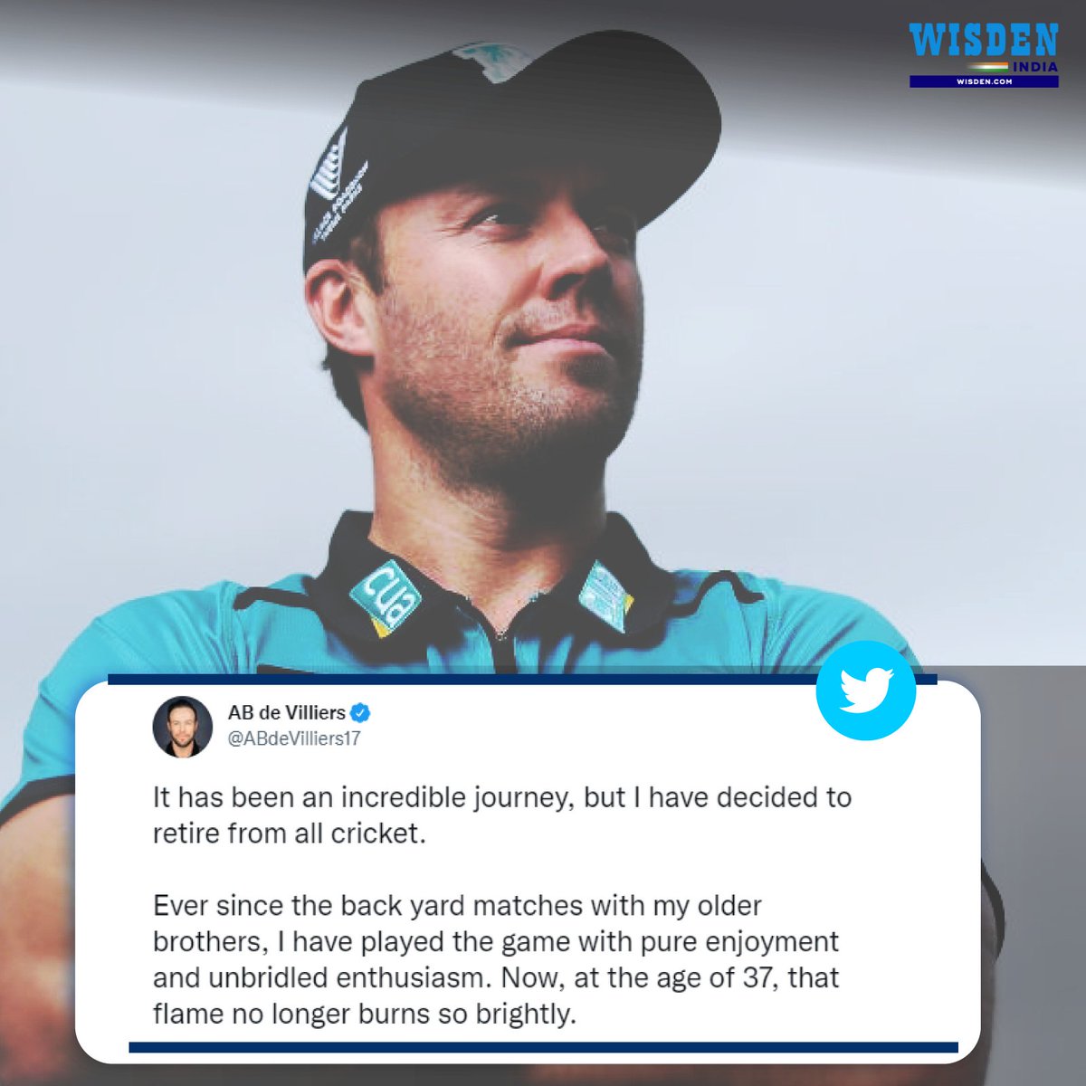 aks0809's tweet photo. Happy Retirement Legend🏆🏆
@ABdeVilliers17
#ABDevilliers https://t.co/PVKrI0K5EY