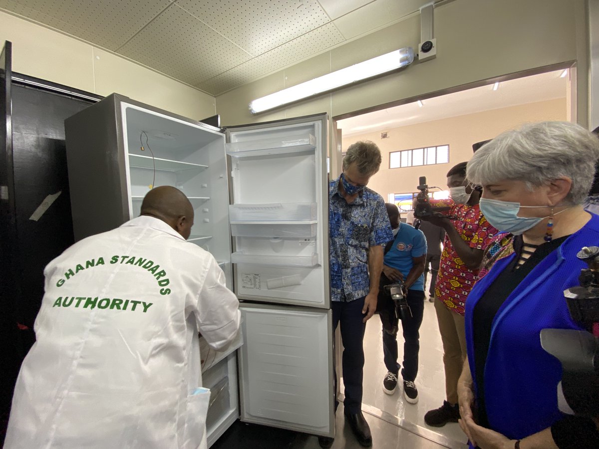The <a href="/MCCgov/">Millennium Challenge Corporation</a> Ghana Power Compact is investing over $25 million in advancing energy efficiency programs in Ghana.  A new Air Conditioner and Refrigerator Test Laboratory was opened at the Ghana Standards Authority (GSA) on Nov 18. ow.ly/CpbY50GRBb1 #USinGhana
