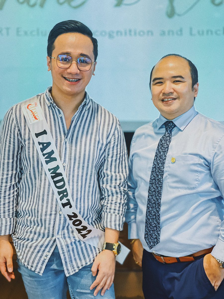 IvanHeusen's tweet photo. First ever event after two years of lockdown and pandemic.

I’m glad to have spent it with the best and top financial advisors of Pru Life UK MM2 Sector. 🥰

Thank you, Sir Mel and Miss Izza. 💝

#iamMDRT #2XMDRT #HonorAndExcellence https://t.co/QFhDMwr64f