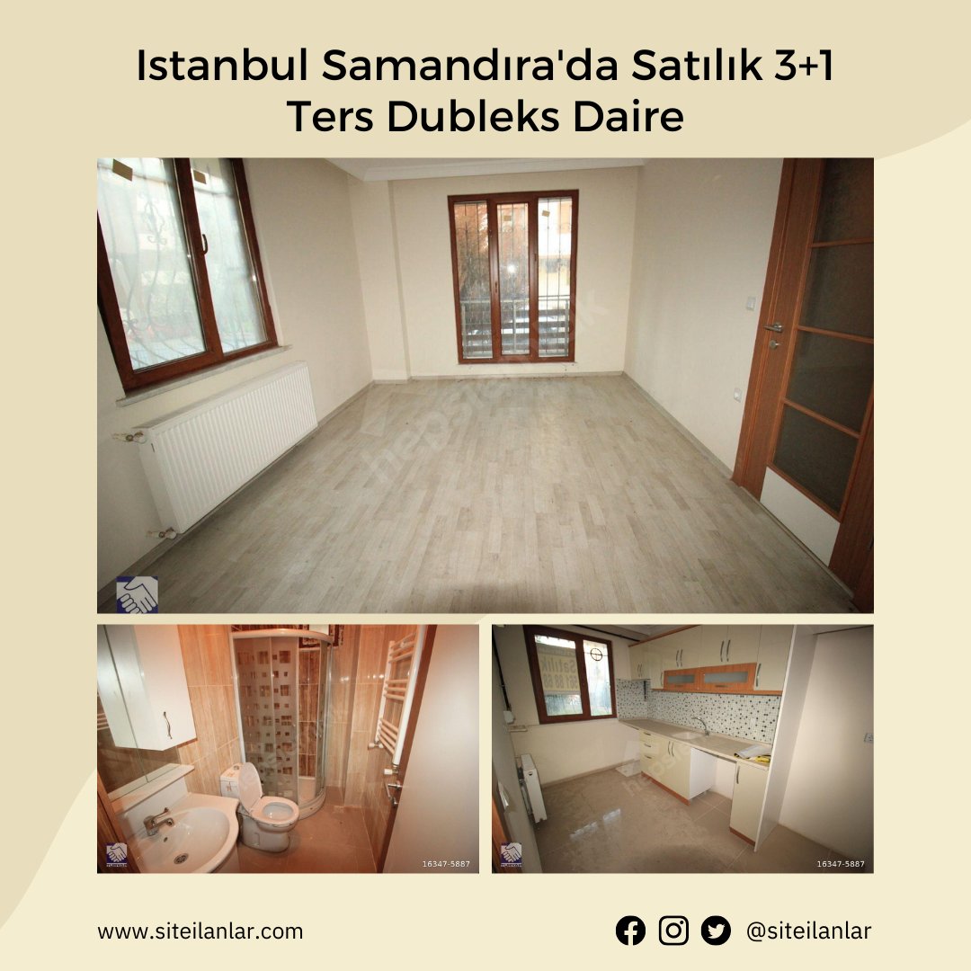 siteilanlar's tweet photo. 📍Istanbul Samandıra'da Satılık 3+1 Ters Dubleks Daire
🏷 Fiyat: 435.000 TL

👤HÜSNÜ ANAS
📌TURYAP SANCAKTEPE SAMANDIRA TEMSİLCİLİĞİ
📞0552 763 69 75

📌 İlan No: # 1005542
ℹ️ https://t.co/GB6p8TsRGj

#emlak #gayrimenkul #remax #coldwellbanker #satılık #kiralık #konut #sahibinden https://t.co/mOFjp1k3ZZ