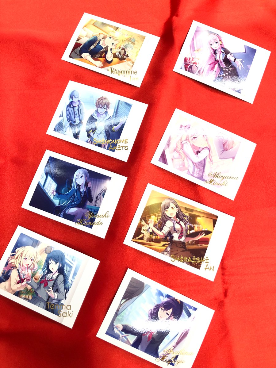 入荷情報】 プロジェクトセカイ ぱしゃこれ大量入荷‼️箔押しも色々と