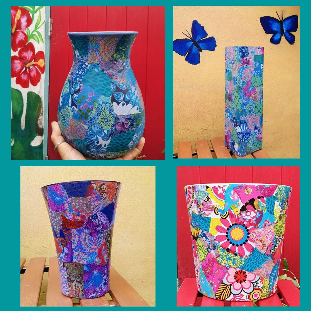 North Bristol Art Trail 27-28th Nov. Our owner Sarah Thorp will be showing her upcycled vases along with 3 other artists including our most popular jewellery designer Katie Johnston. Pick up a trail map in our shop or online northbristolartists.org.uk